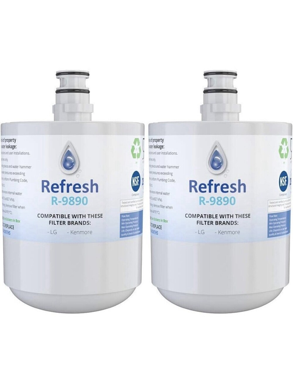 **3-PACK** Fit for LG LT500P & 5231JA2002 Refrigerator Water Filter